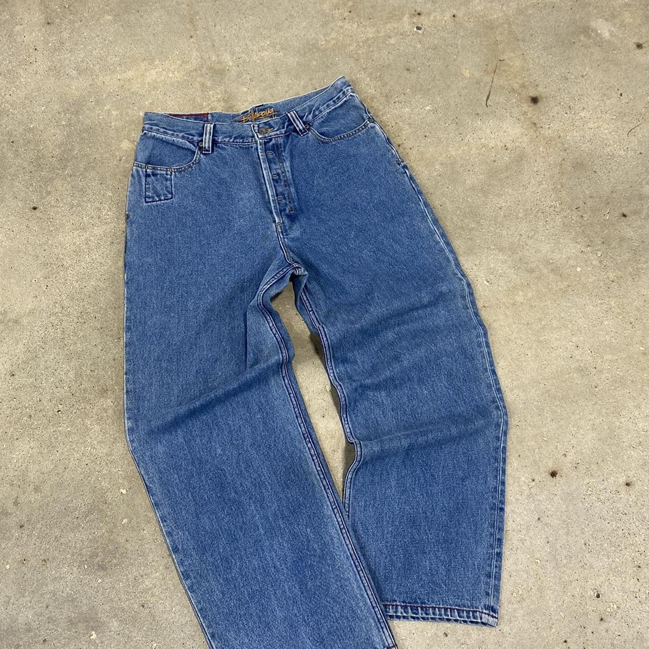 Vintage Y2K BillABong skater Jeans Size... - Depop