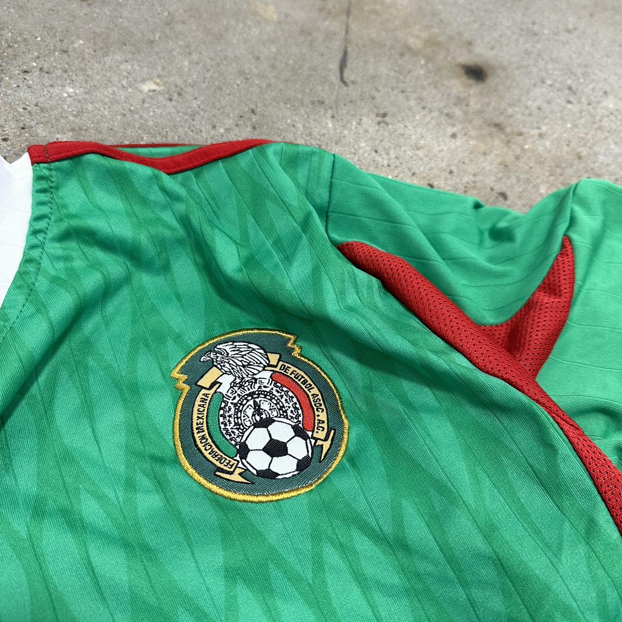 Y2K Adidas Black Mexico Soccer Futbol Jersey Size - Depop