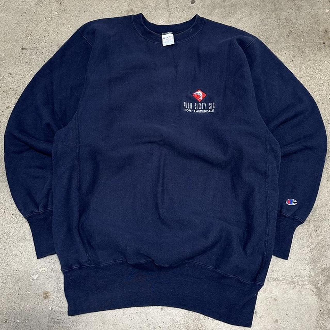 Vintage Champion Reverse Weave Champion Embroidered Sweater Xxl