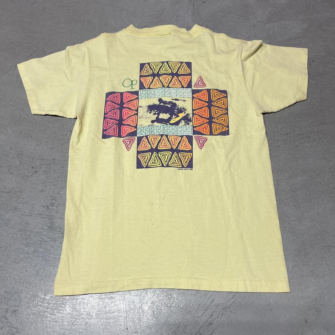 Ocean Pacific Men's Yellow T-shirt | Depop