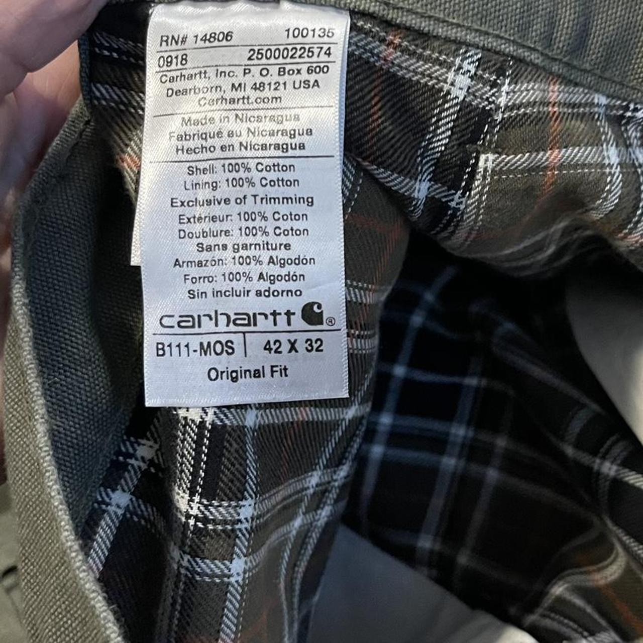 Flannel lined carhartt pants Great condition... - Depop
