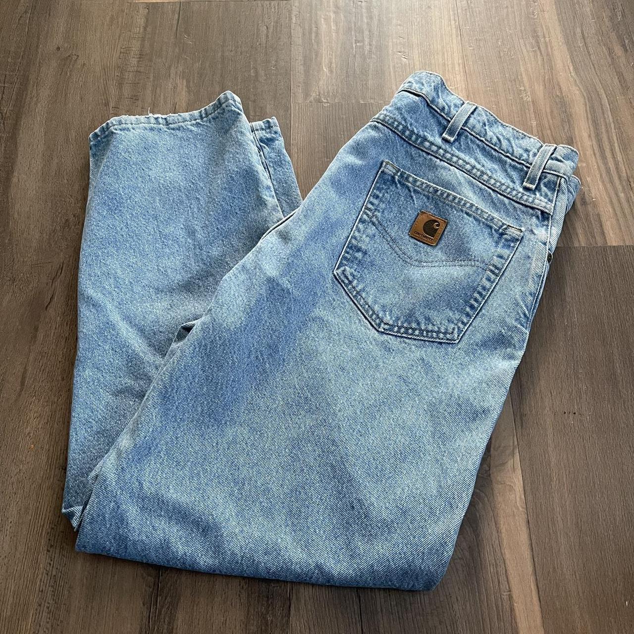 Carhartt light wash jeans Great condition Men’s... - Depop