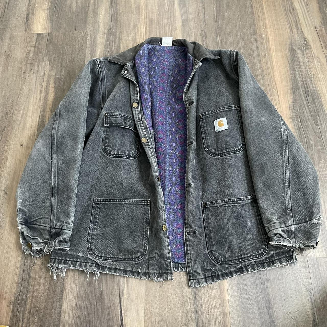 Carhartt denim store barn coat