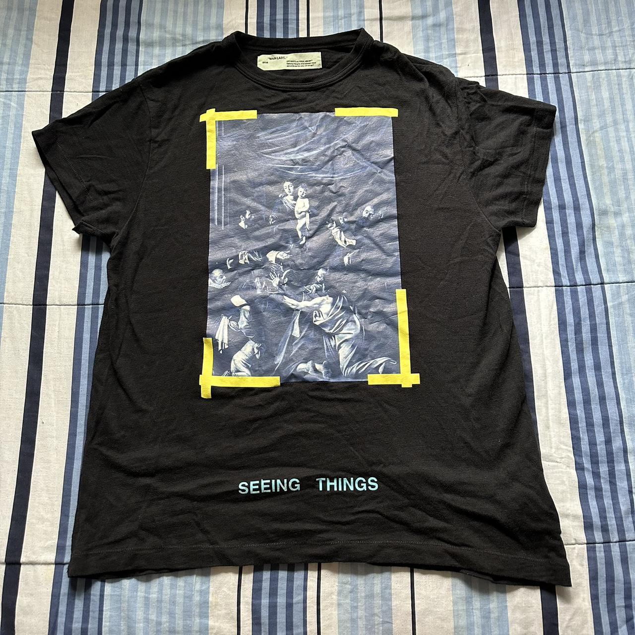 off white tee seeing things