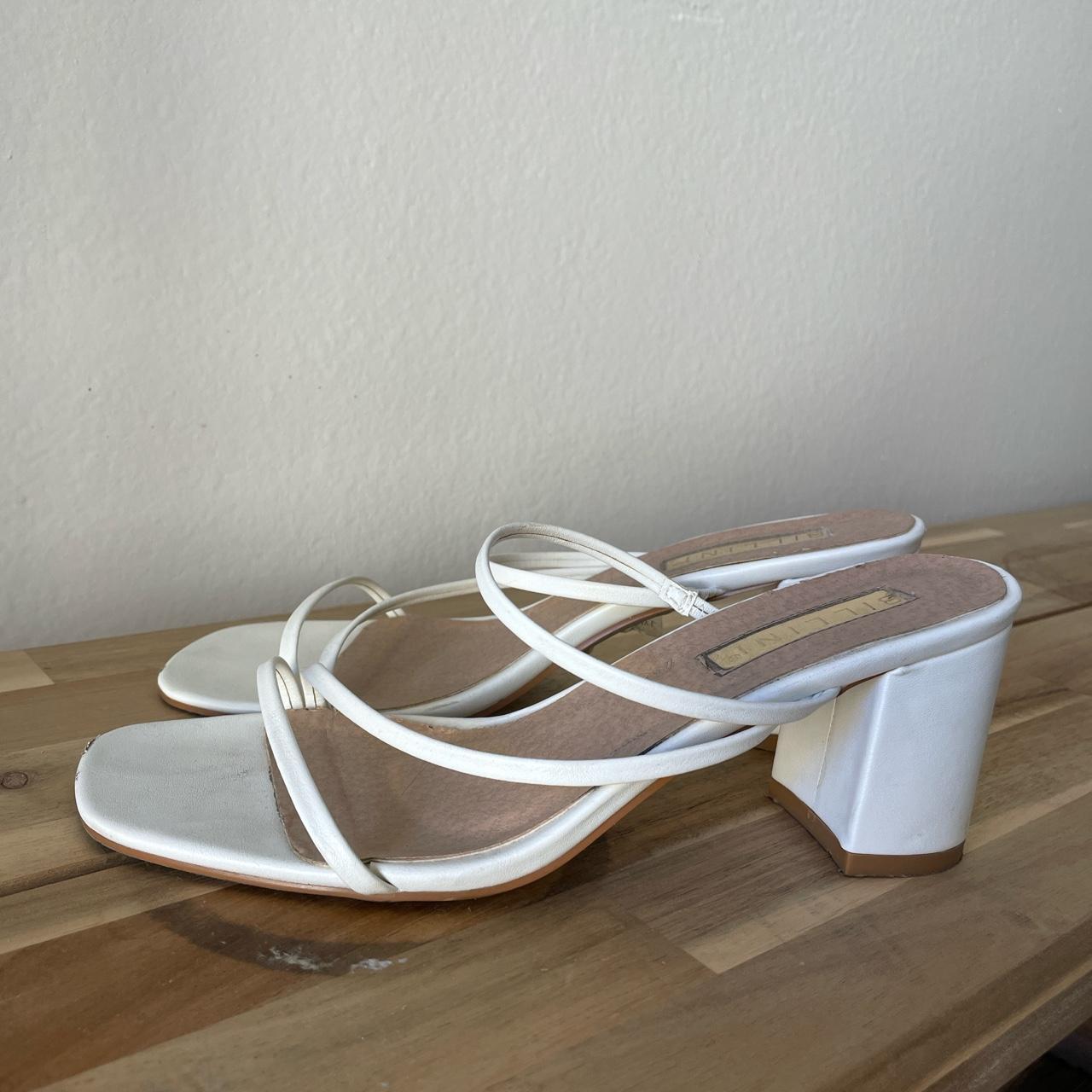 billini yazmin heels white