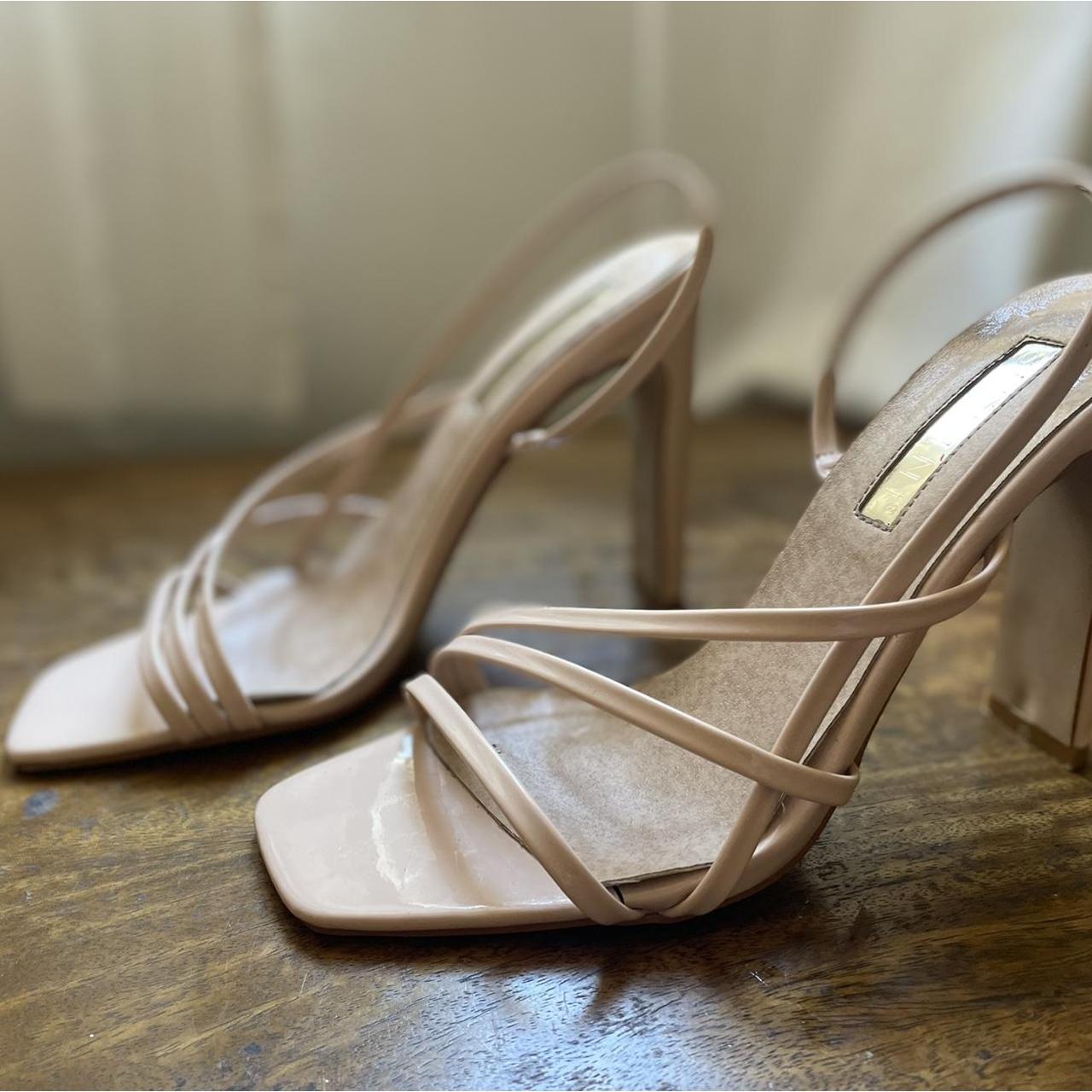 Billini ‘Yasmina’ nude patent heel The perfect... Depop