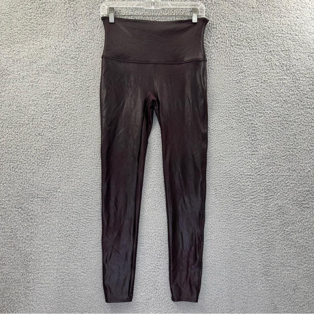 Spanx Faux Leather Wine Burgundy Leggings online