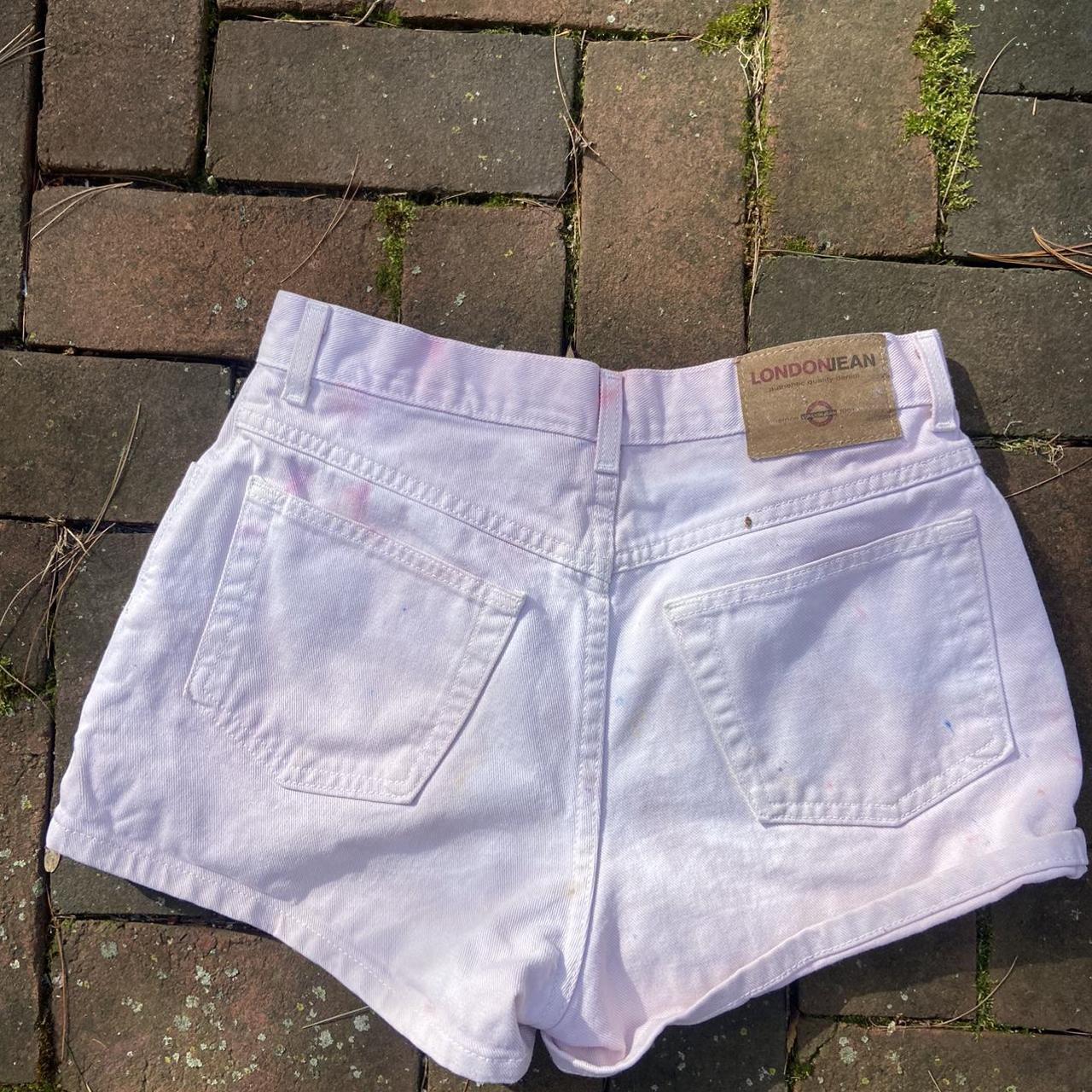 17London Women's White and Pink Shorts (2)