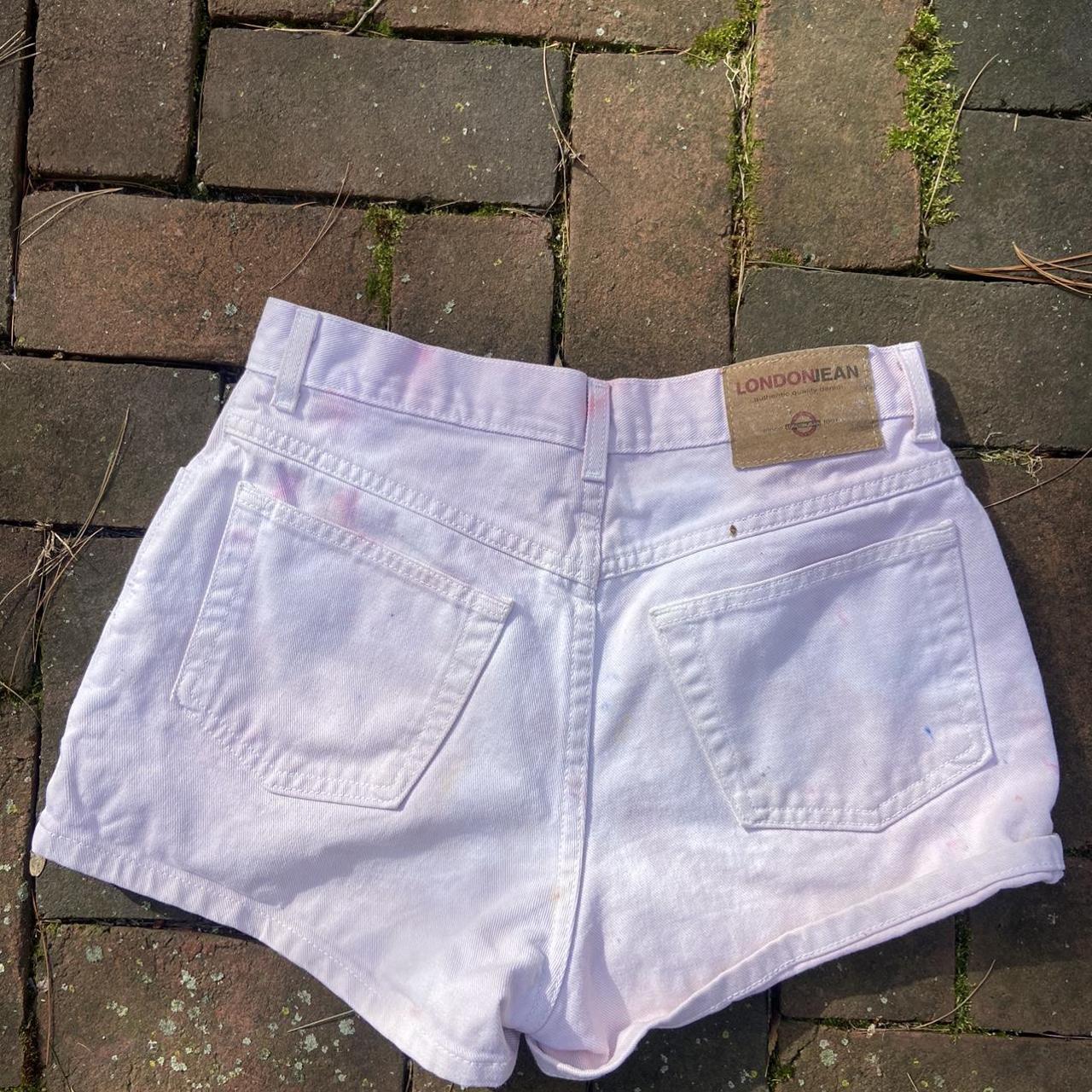 17London Women's White and Pink Shorts (3)