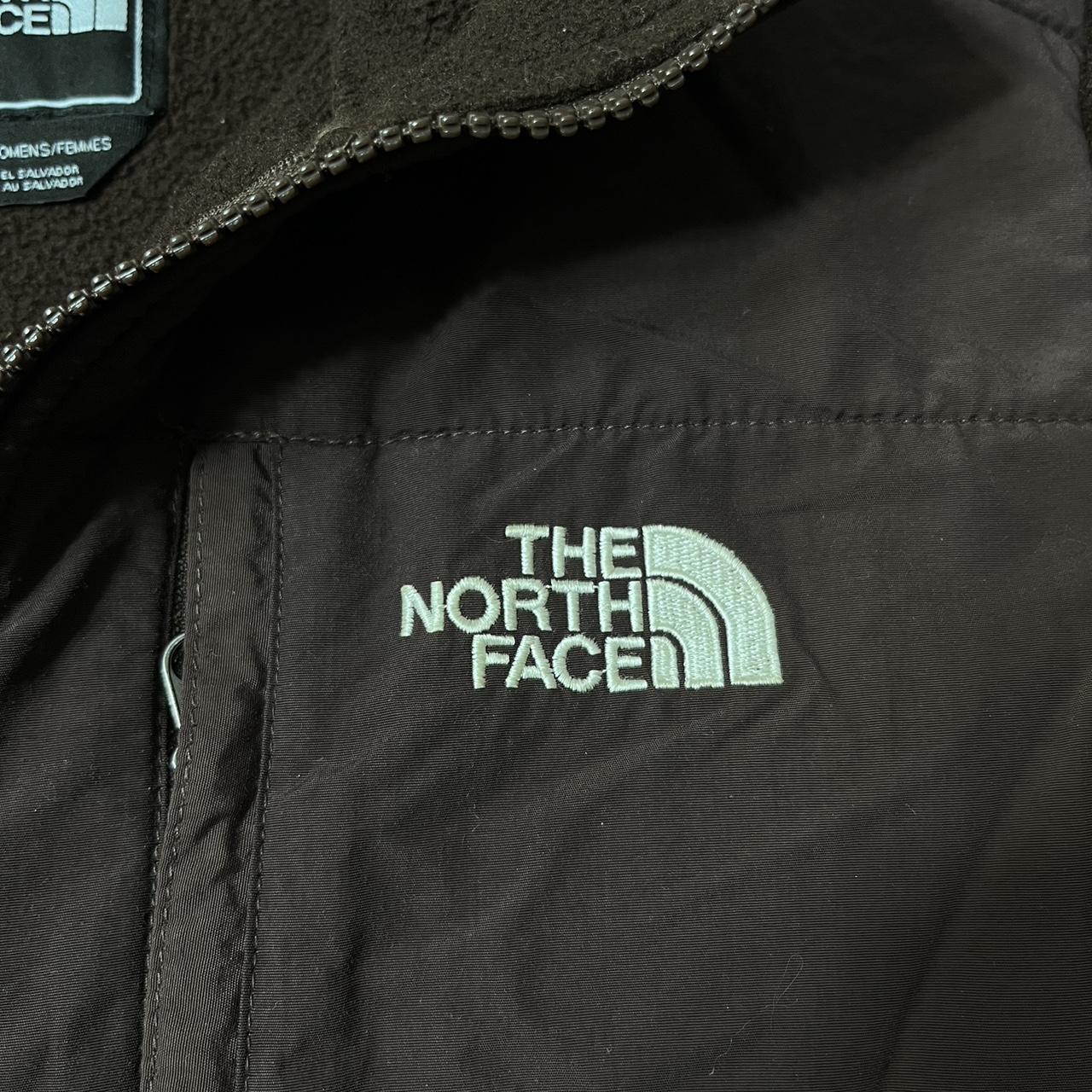 The North Face Brown Fleece Zip Up Jacket - See... - Depop