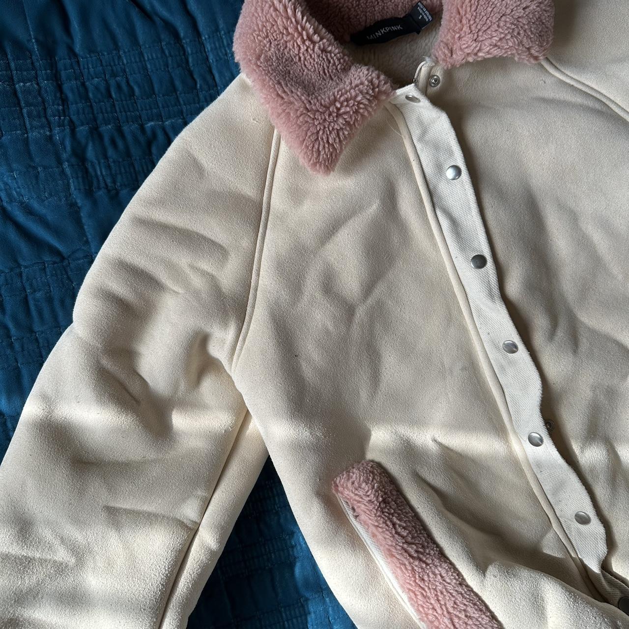 RARE ultra cozy minkpink faux lined shearling coat