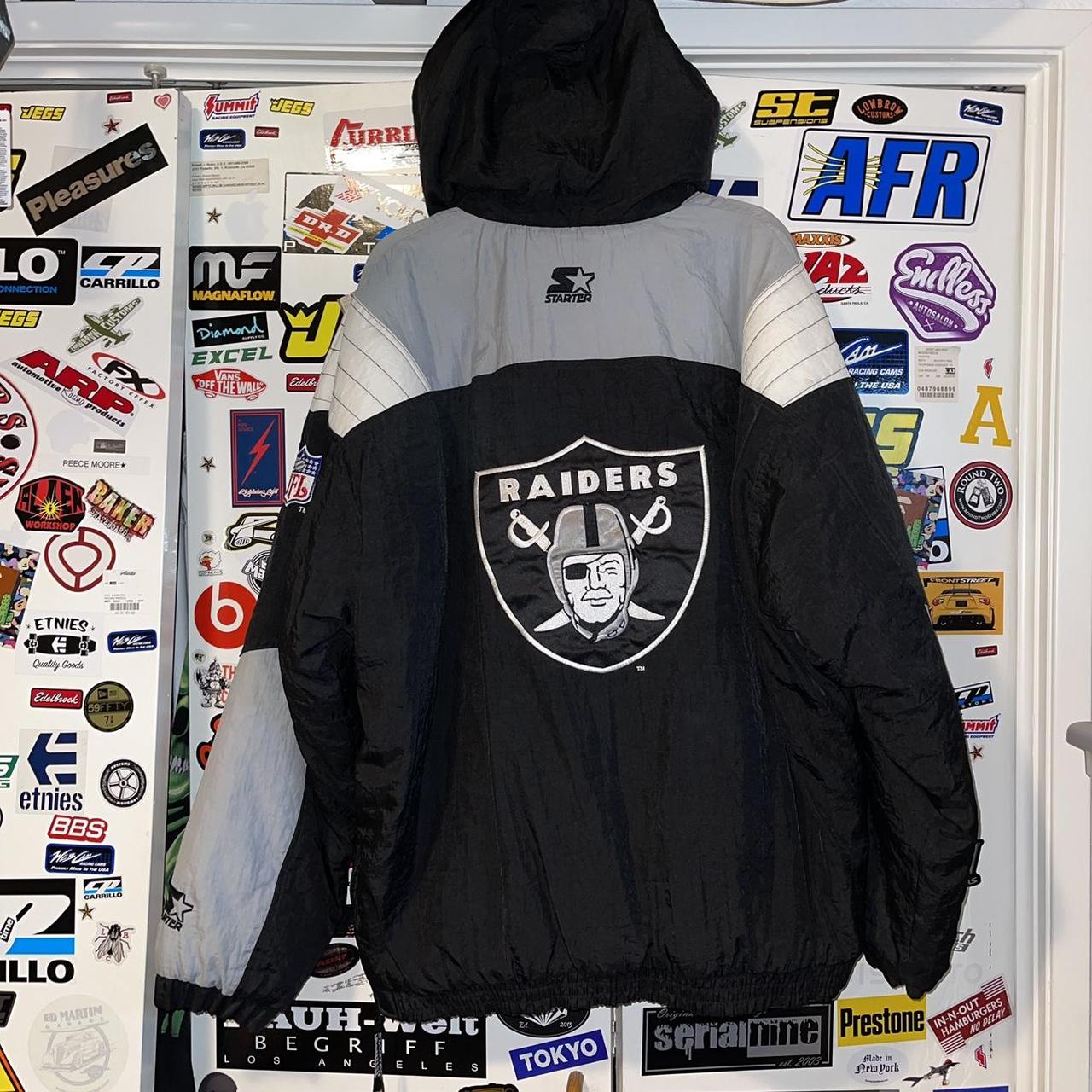 Old school raiders 2025 starter jacket