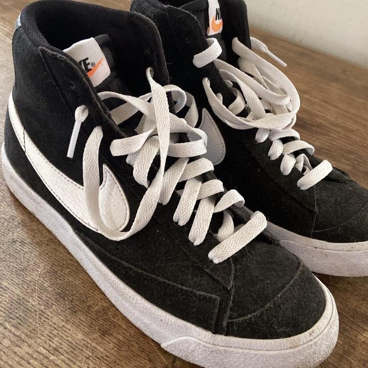 nike blazer high top black