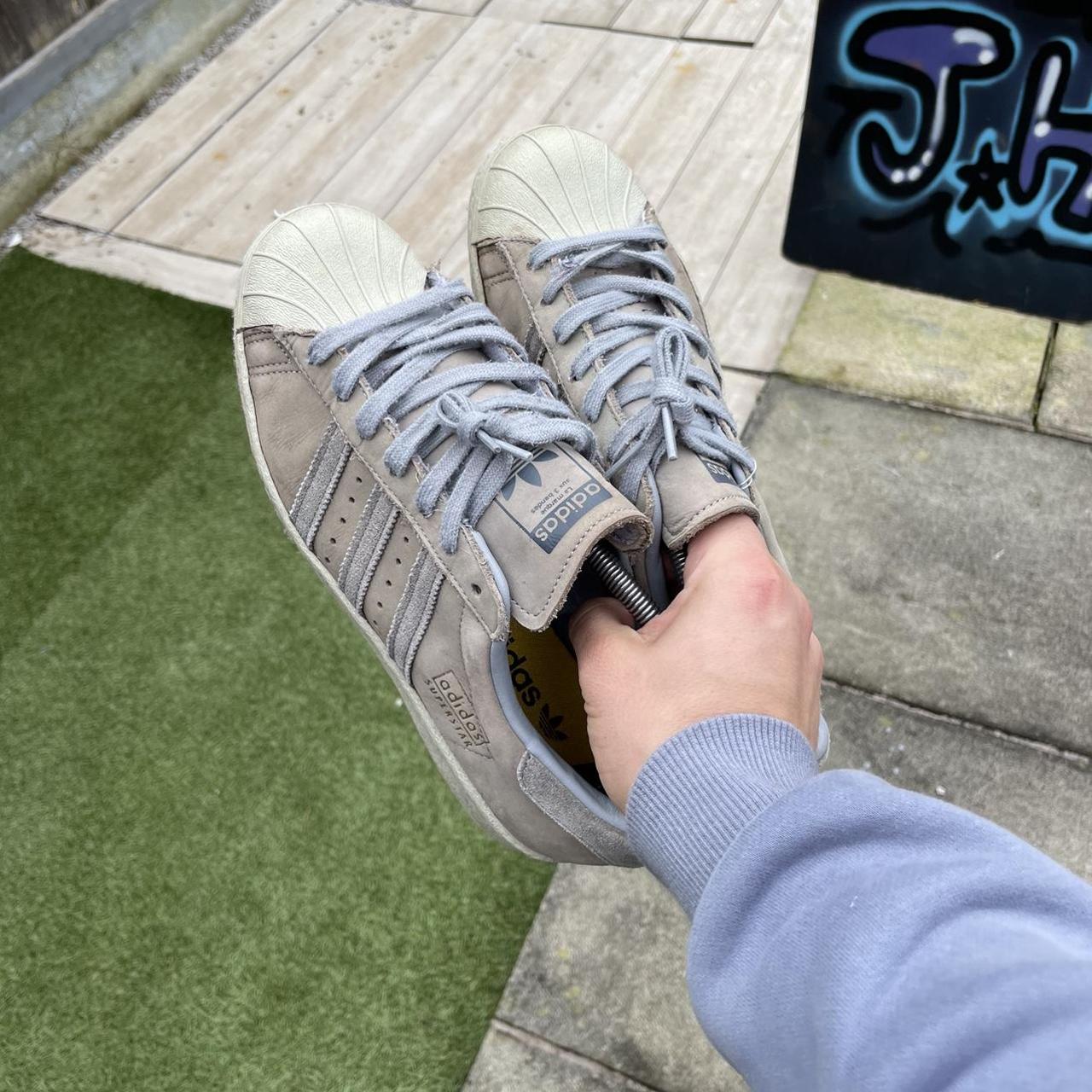 adidas original superstar 80s metal toe gris