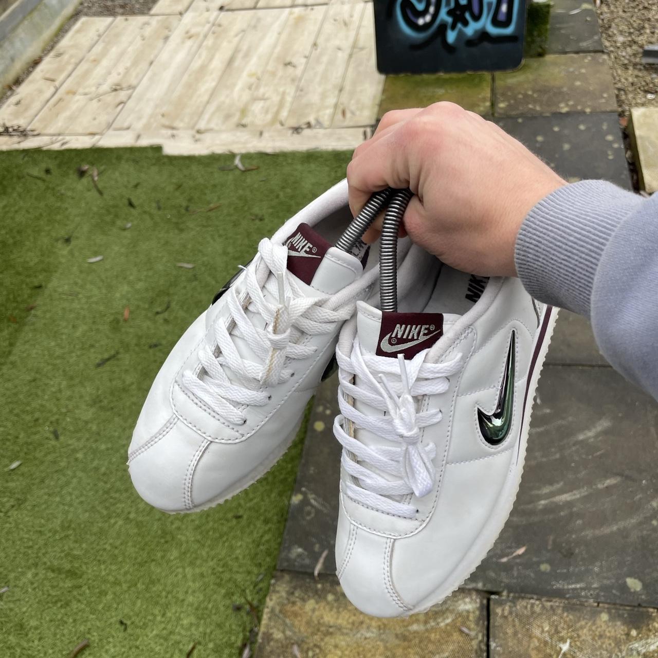 nike cortez jewel silver