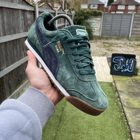 Puma Roma vintage Suede Uk 7.5 EU 41 Excellent. Depop