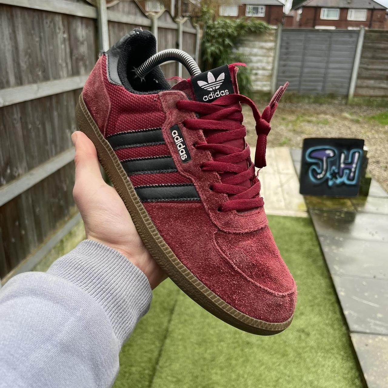 Adidas Originals Skateboarding Leonero Red Suede