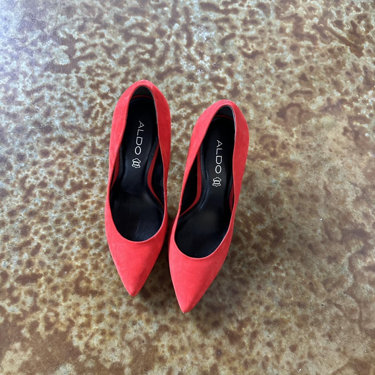 Aldo red outlet stilettos