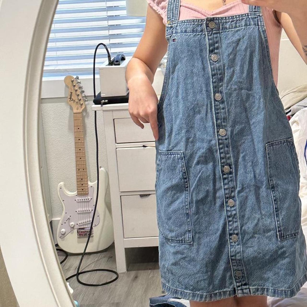 Tommy hilfiger denim overall on sale dress