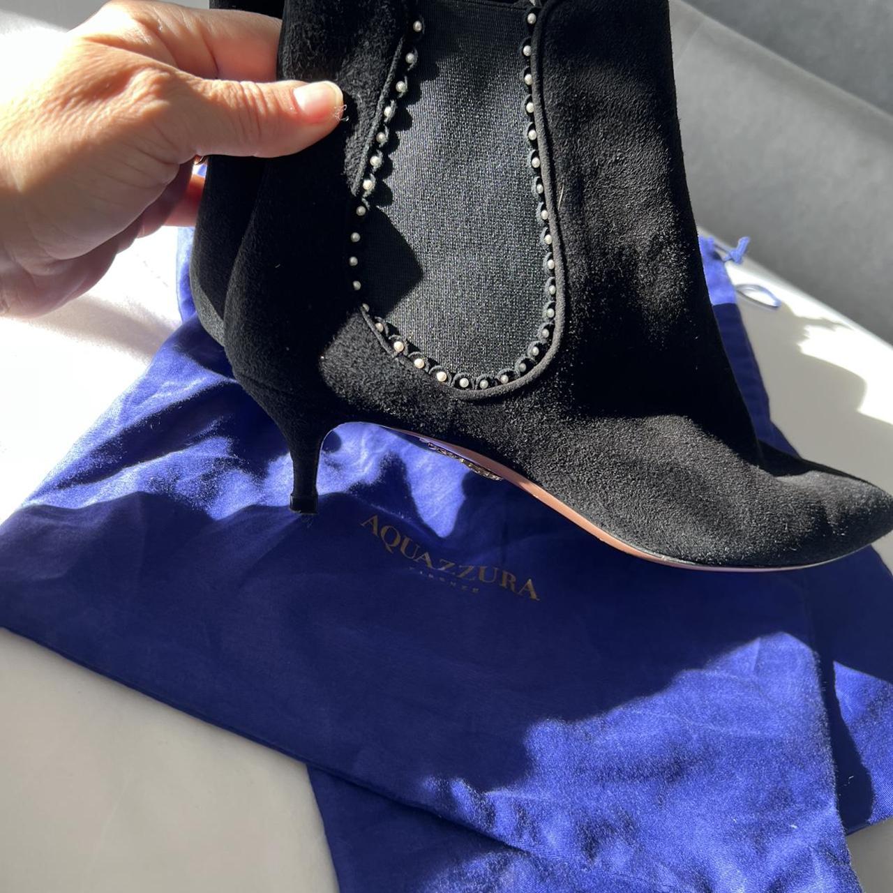 Aquazzura pearl booties best sale