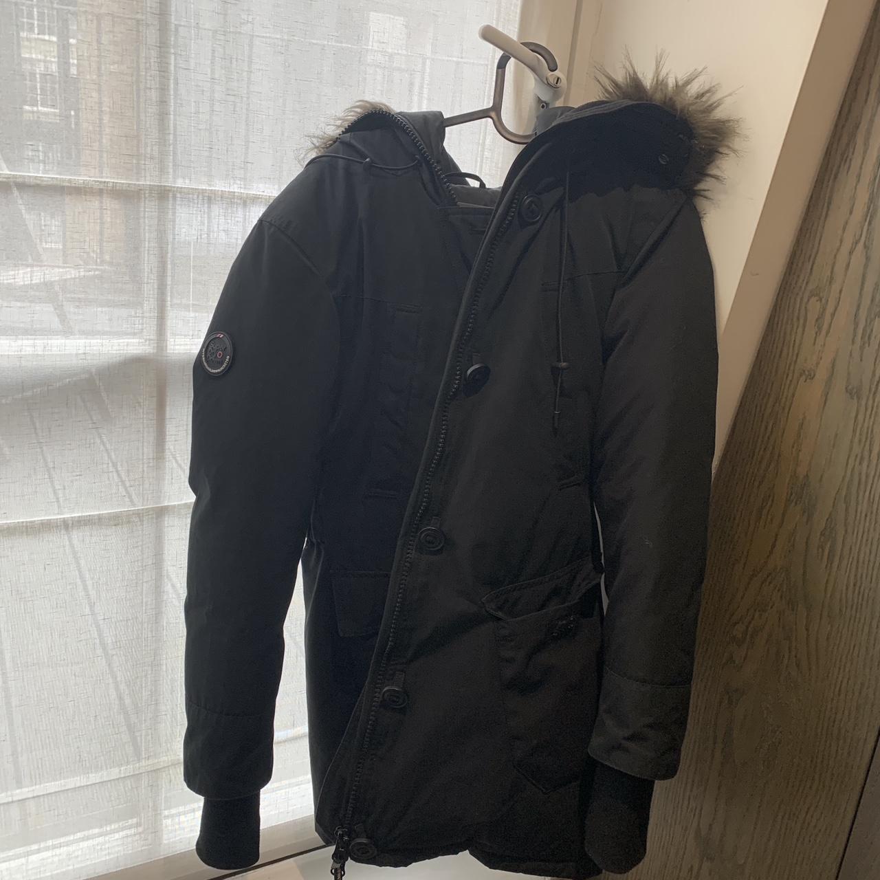 Superdry large down jacket UK Size 10 Really good... Depop