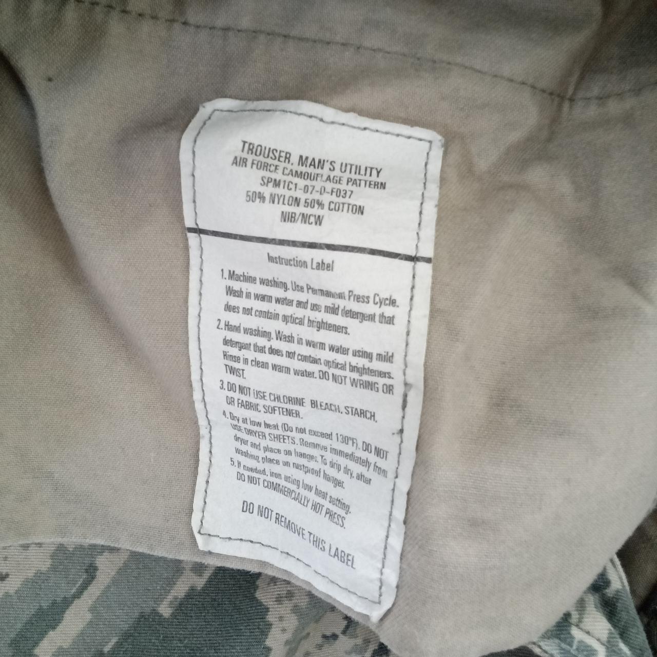 US Air Force Cargo Pants Men's Size 36R Camo... - Depop