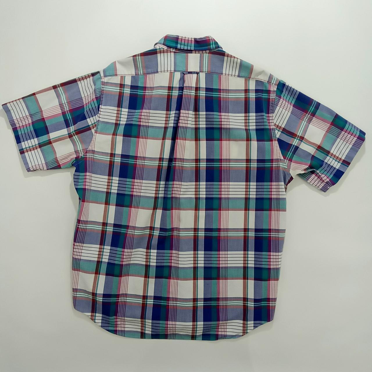 Vintage 90's Hunt Club Men's Plaid Button Up Shirt... Depop