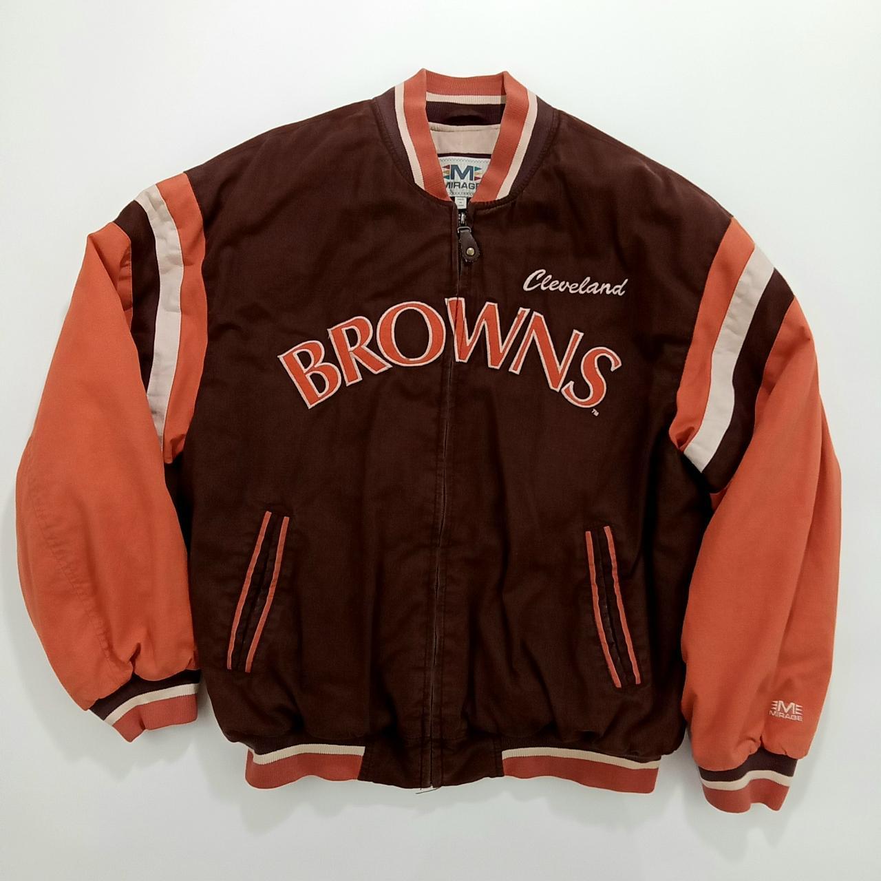 Vintage 90's Mirage Cleveland Browns 1964 Throwback... - Depop