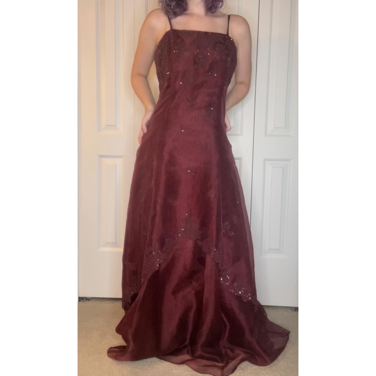 Stunning vintage Y2K burgundy Let s Fashion layered Depop