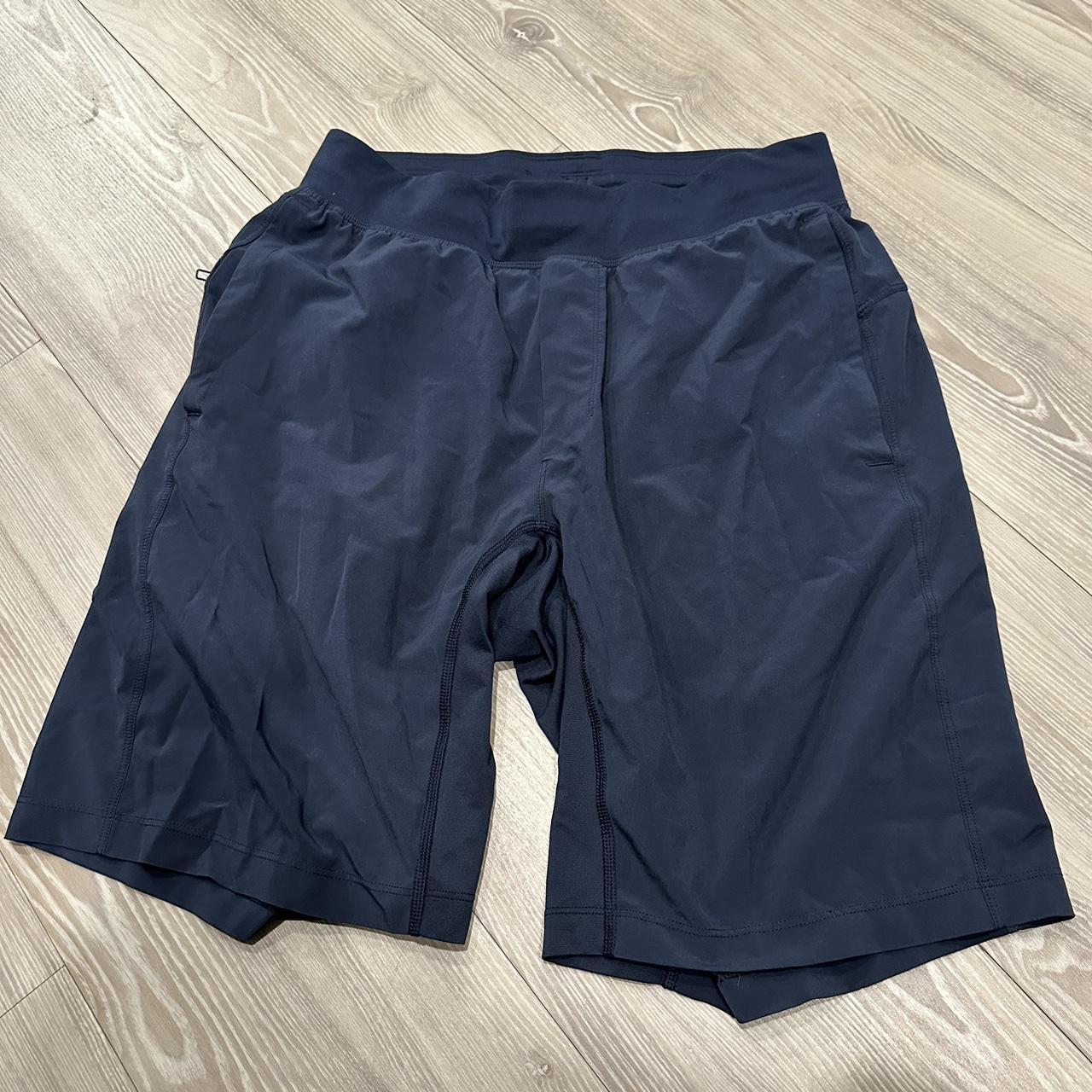 Men’s Lululemon navy blue shorts. Not lined. The... - Depop