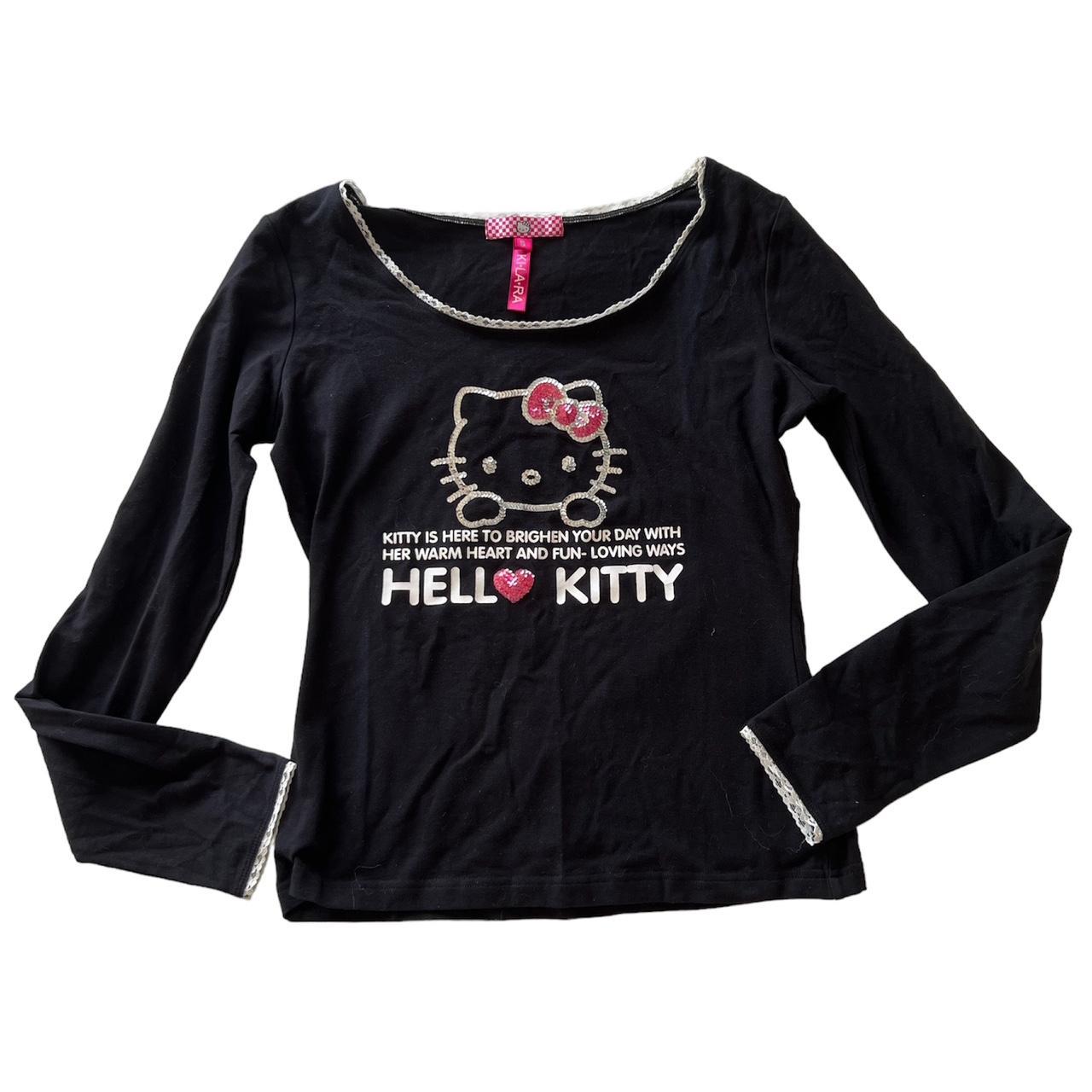 y2k hello kitty sanrio double layered holiday kitty - Depop