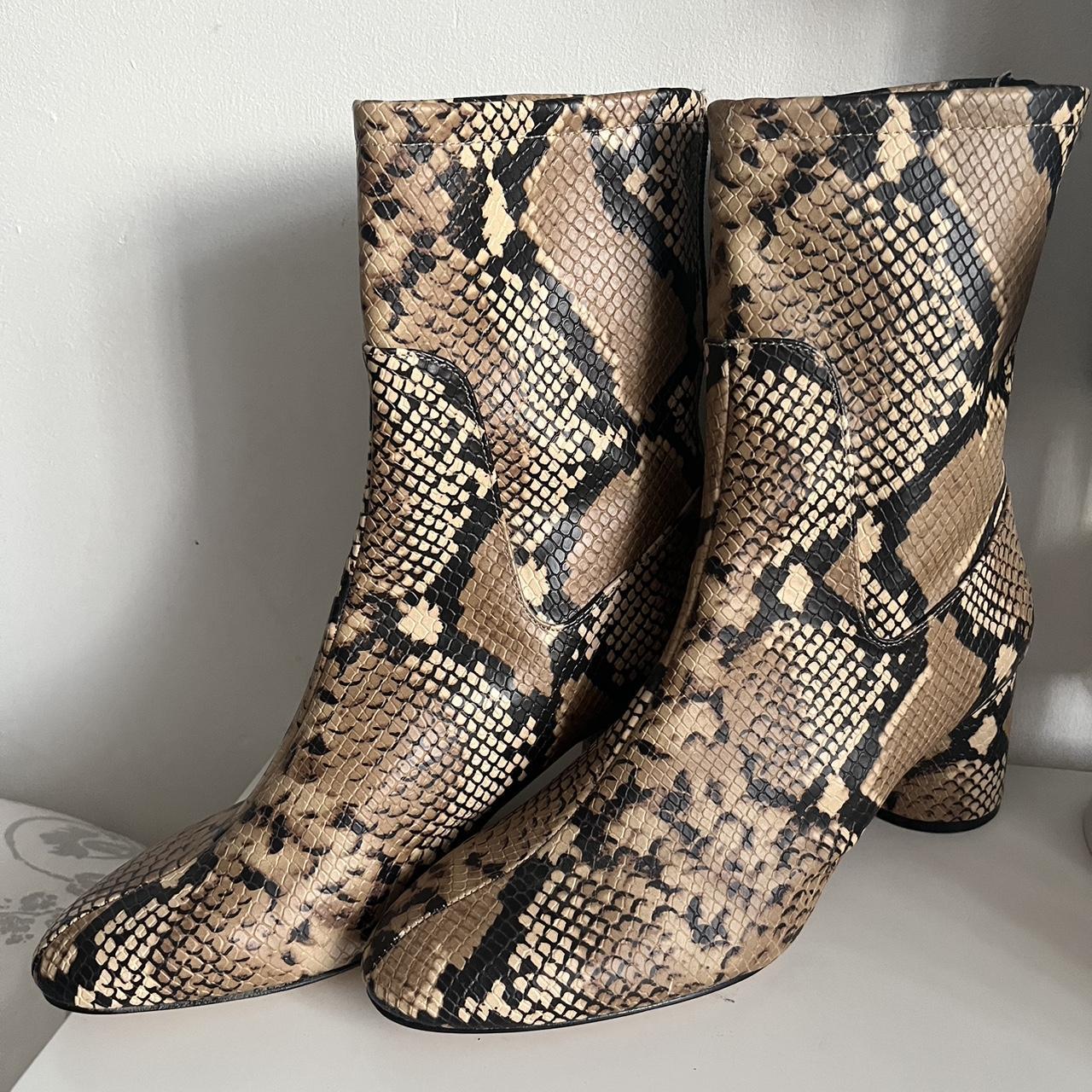 Snake boots clearance zara