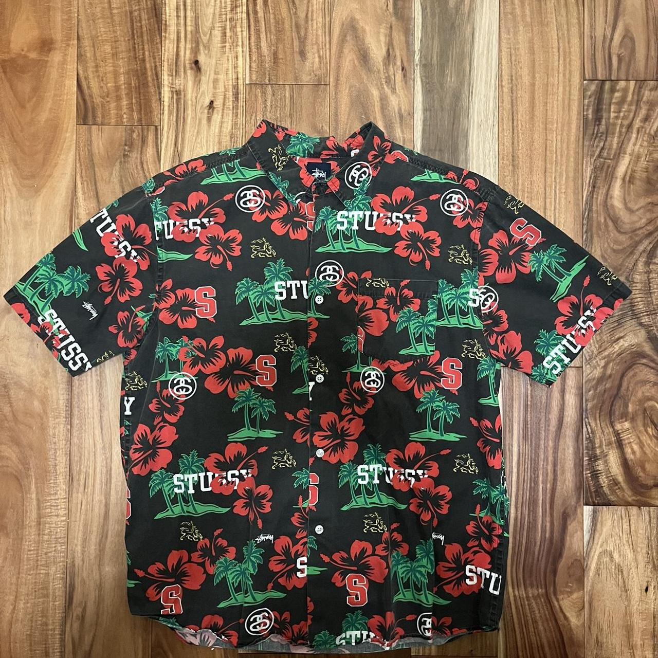 Vintage Stussy Hawaiian Shirt, Size: L, Year: ~2013