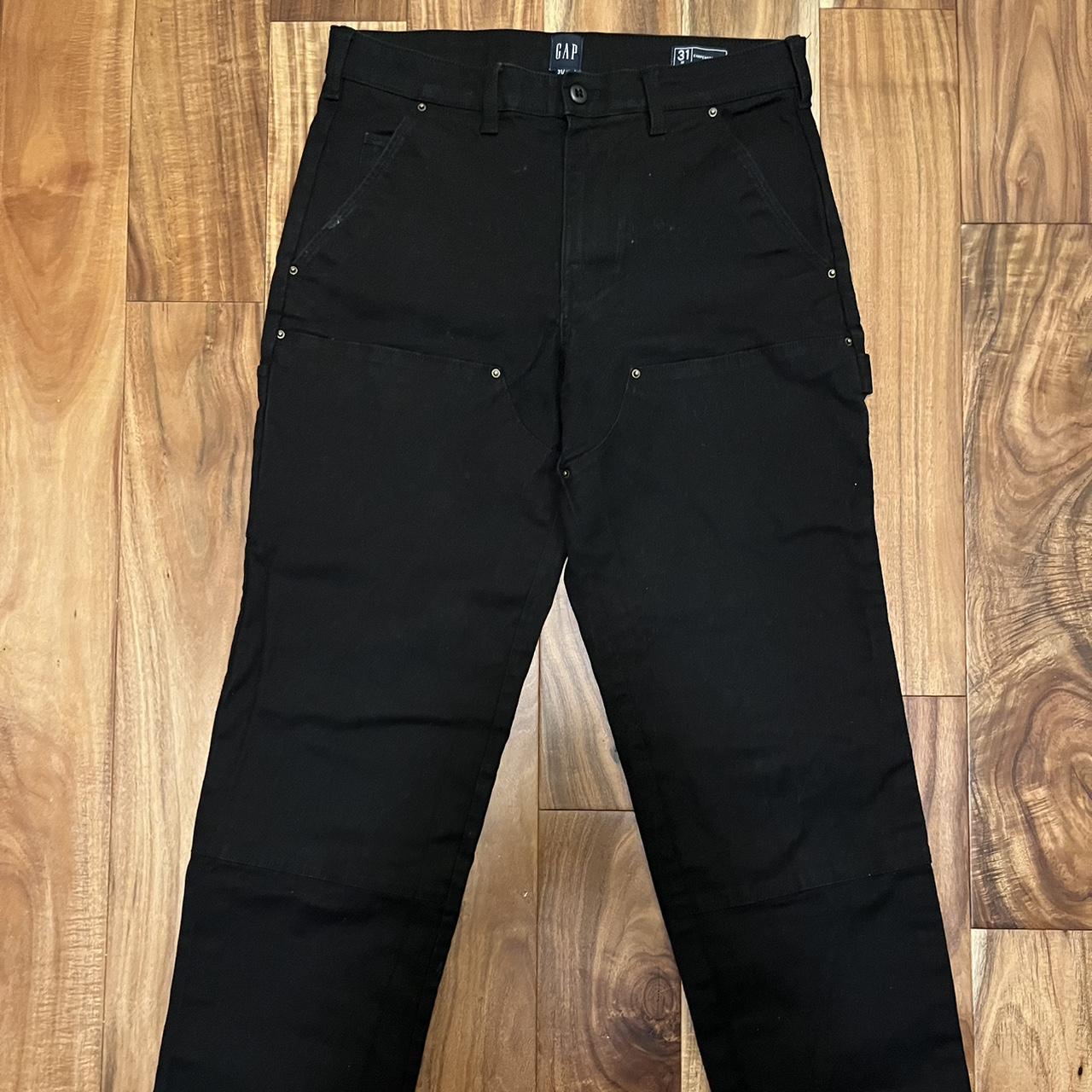 Gap Carpenter Pants, Black Size 31W, 32L Depop
