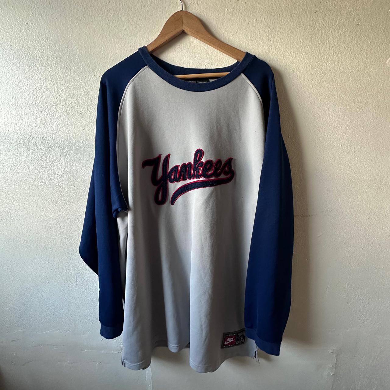 Nike Vintage “New York Yankees Baseball” Henley - Depop