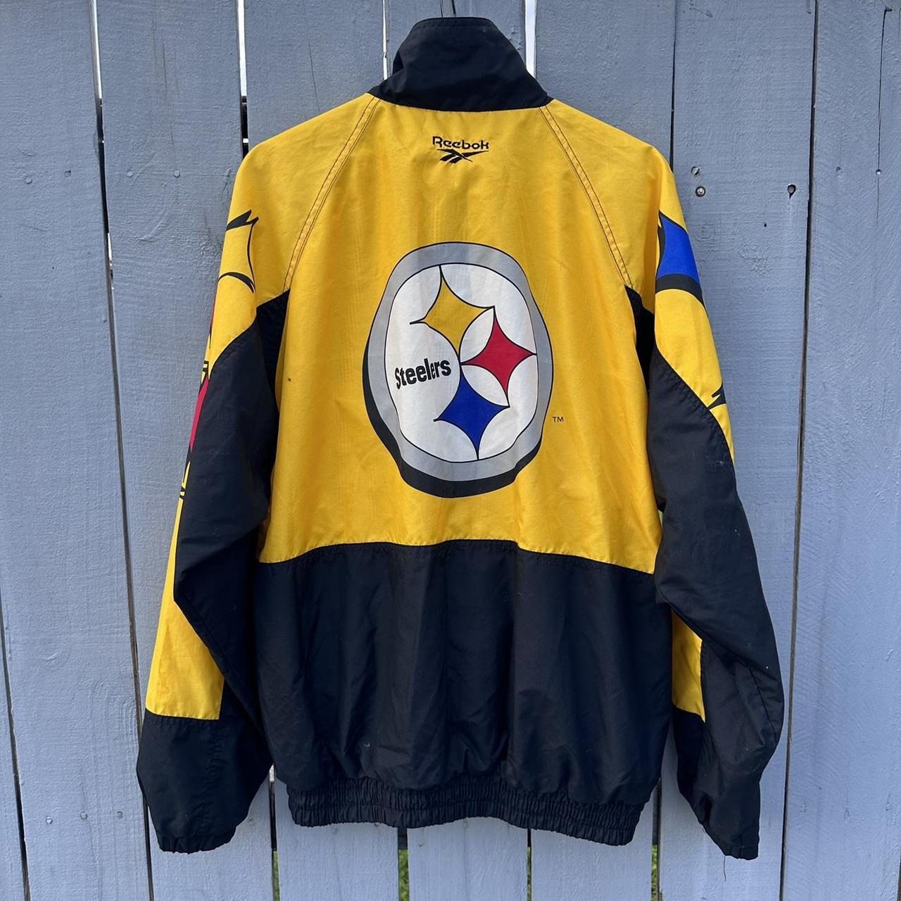 Vintage Pittsburgh Steelers Pro Player Leather Jacket - Maker of