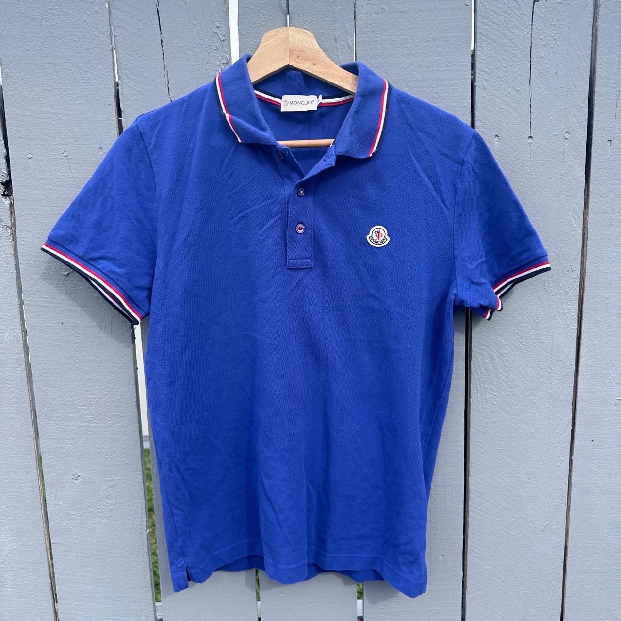 Royal blue 2025 moncler polo