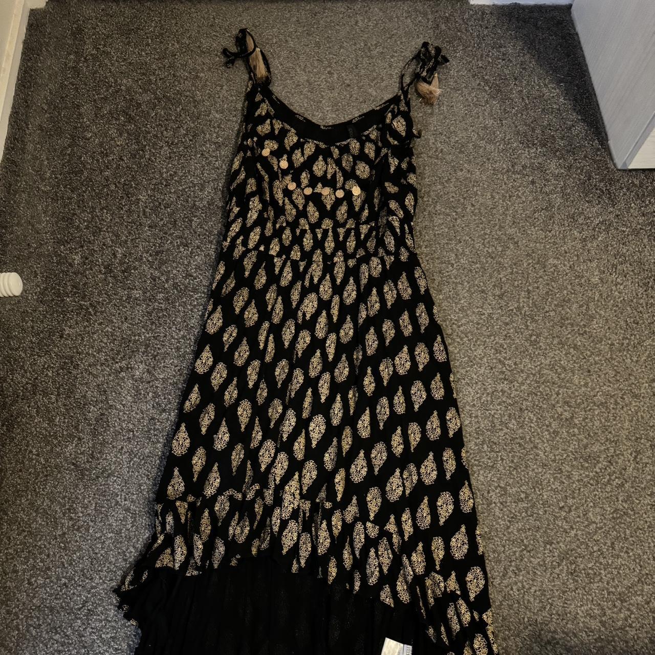 Crossroads coin dress maxi - great condition - size... - Depop