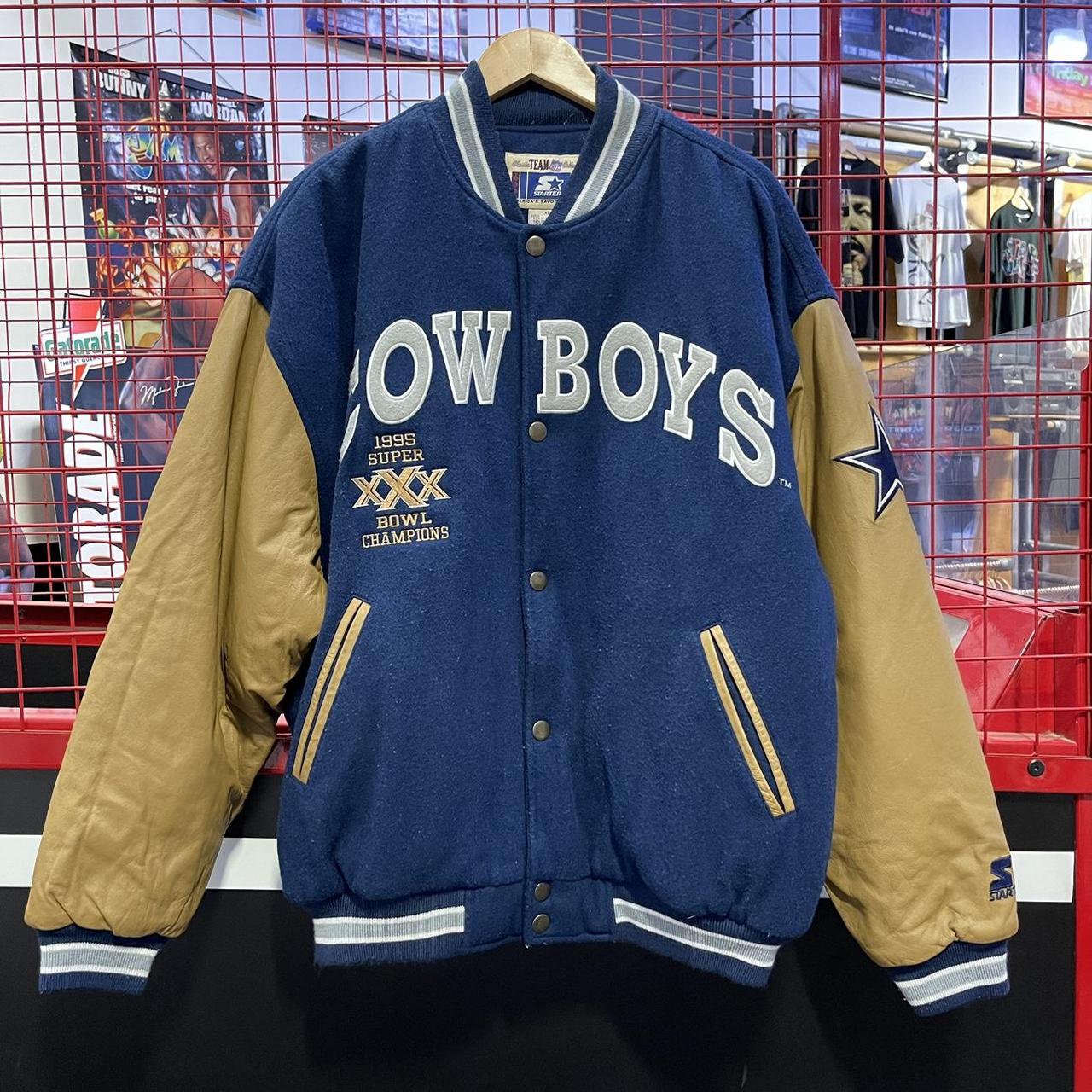 90's Dallas Cowboys NFL Starter Pullover Coat, - Depop