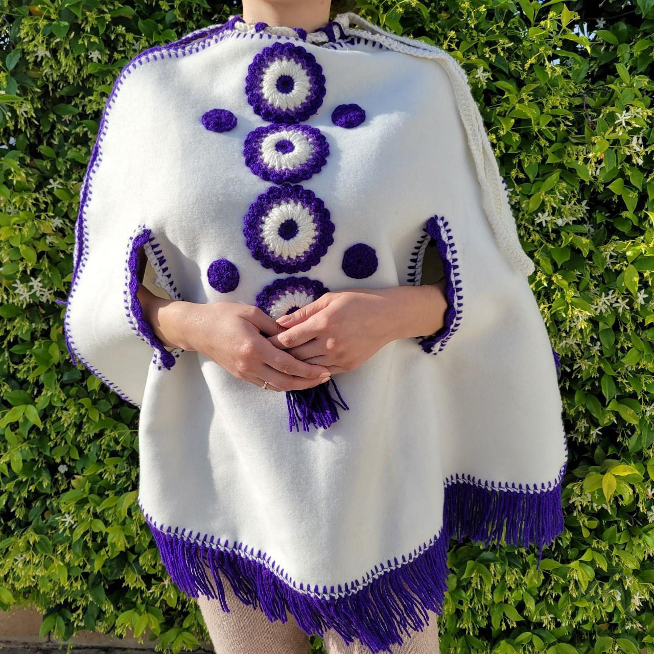 Women's Coats and jackets - White/Purple - One si… - image 1