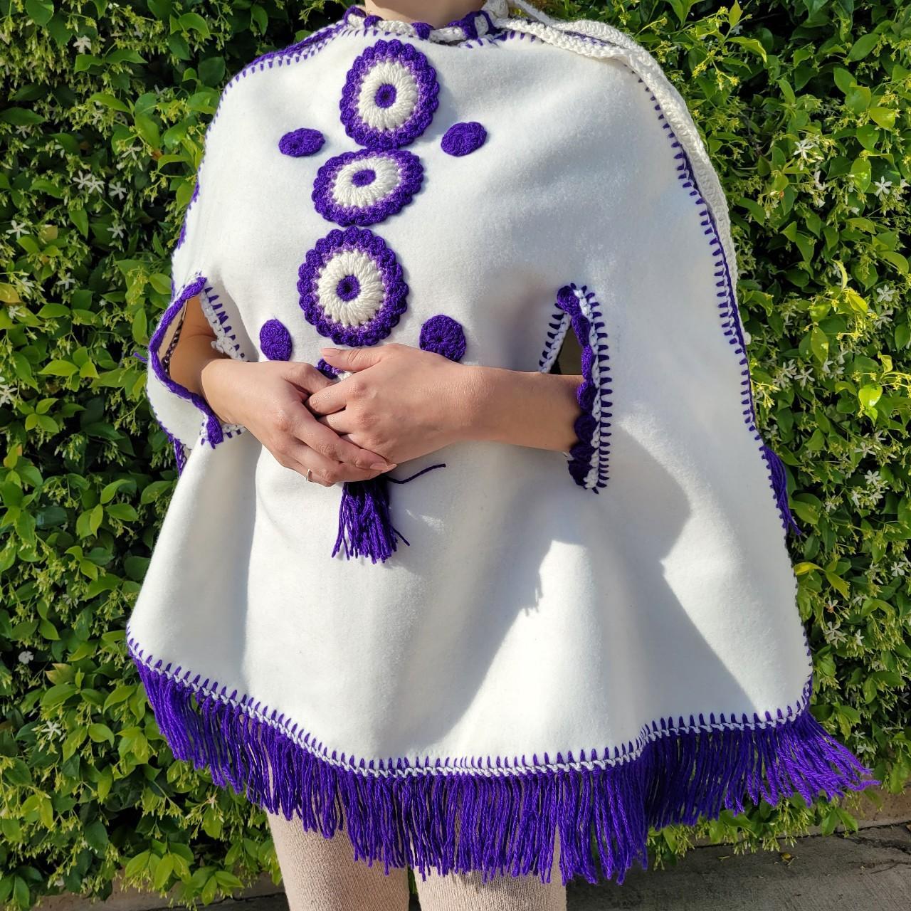 Women's Coats and jackets - White/Purple - One si… - image 2