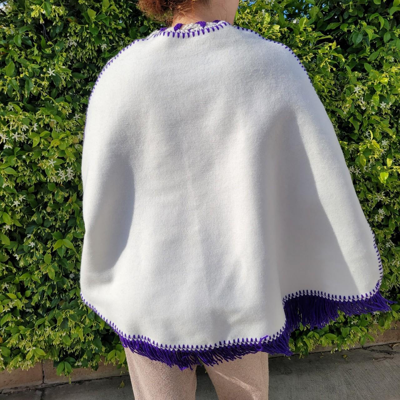 Women's Coats and jackets - White/Purple - One si… - image 3