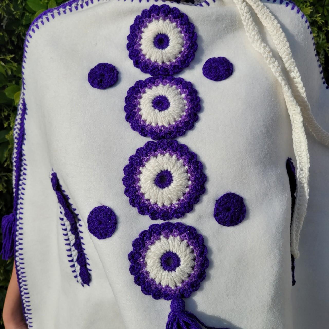 Women's Coats and jackets - White/Purple - One si… - image 4