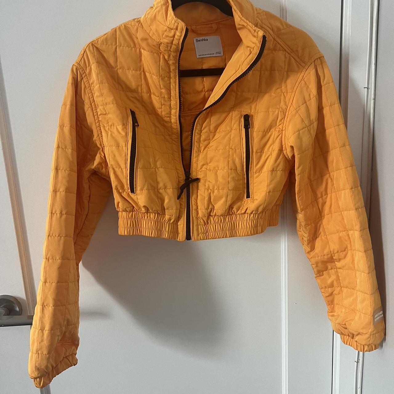 Bershka shop orange jacket