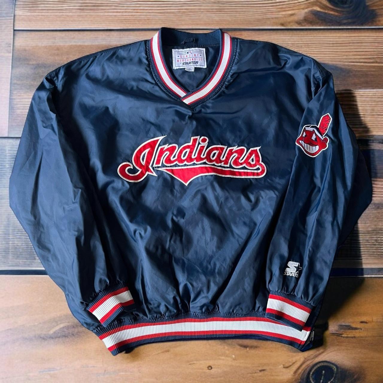 Vintage Cleveland Indians Starter Jacket - Sincerely... - Depop