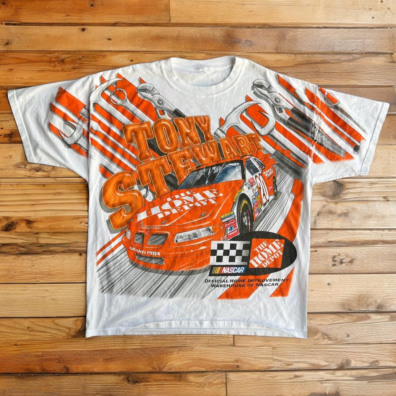 Hotsell Tony Stewart vintage AOP NASCAR shirt