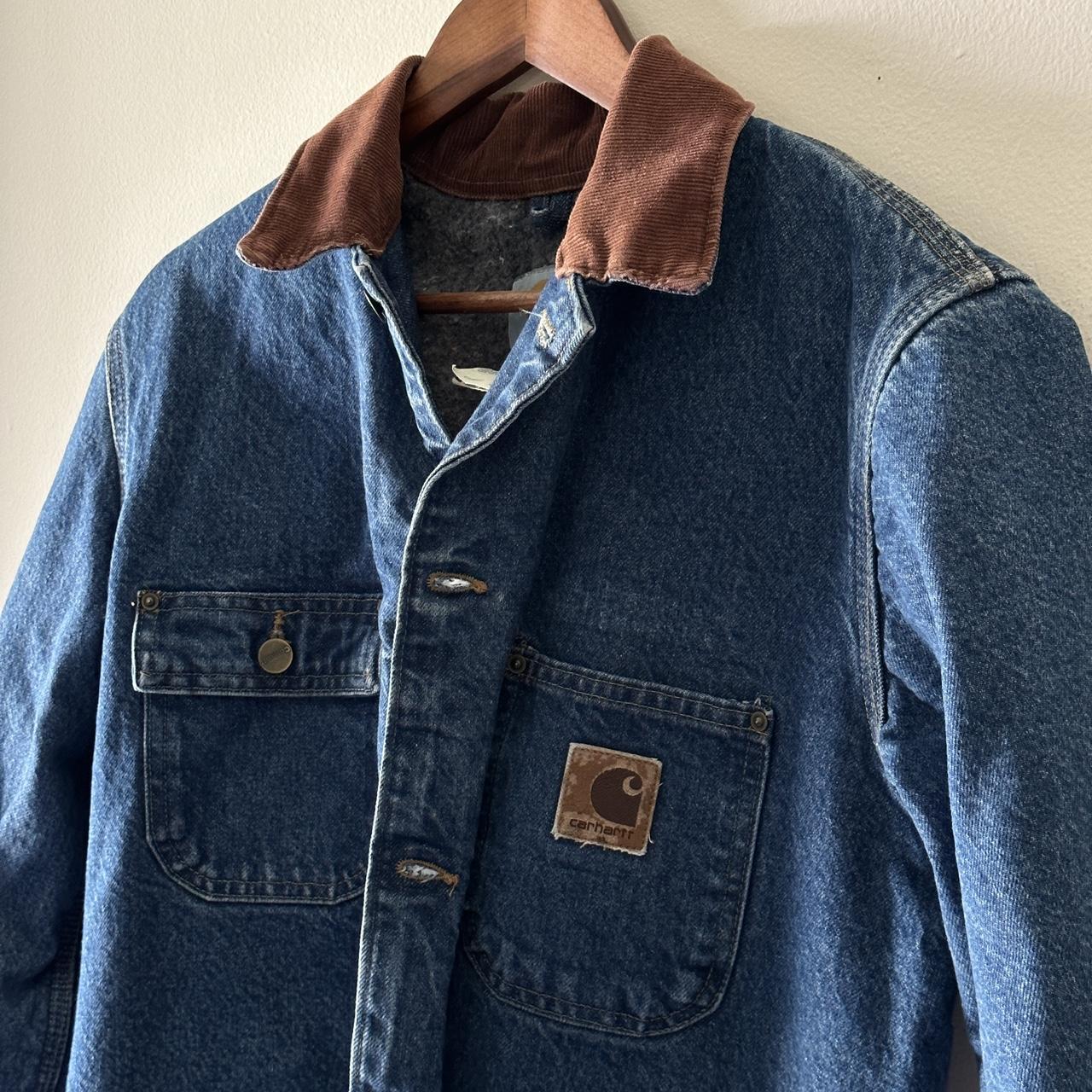 Carhartt Faded Denim Zip Jacket - 5 Star Vintage