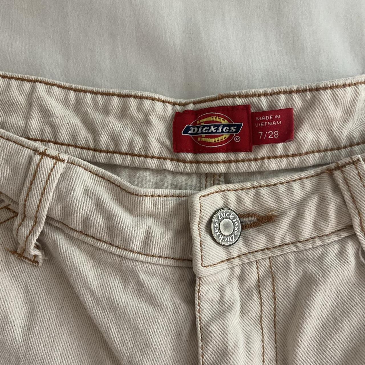 vintage dickies creamcolored carpenter style... Depop