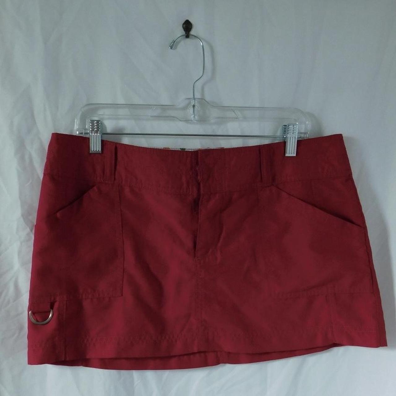 Roxy Women's Red and Pink Skirt | Depop