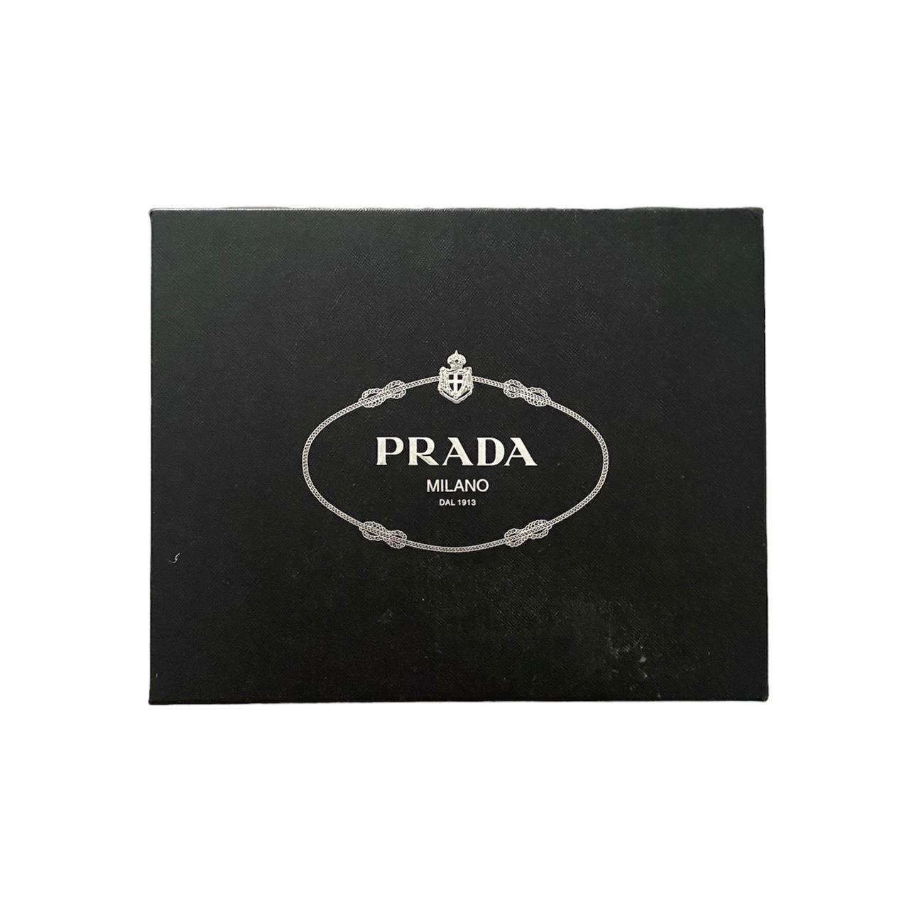 Prada Women's Black and Silver Bag | Depop